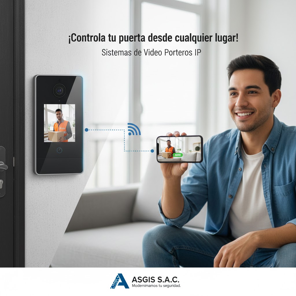 Sistema de video portero instalado